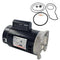 Puri Tech Replacement Motor Kit for Pentair Whisperflo .75HP WF-23 AO Smith B2852 w/GO-KIT-32