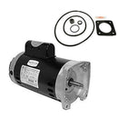 Puri Tech Sta-Rite Max-E-Glas 2HP PE5G-122L Replacement Motor Kit AO Smith SQ1202 w/GO-KIT-6 /Capacitor Run, ODP Enclosure, Square Flange Pool Motor