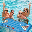 PVC Cup Hole Floating Table Tennis Beer Table Water Inflatable Beverage Floating Table Play Water Toys