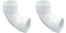 PVC Pipe Fitting, 90 Degree 2" Sweep Elbow 411-9130 - 2 Pack