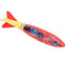 Qinyayoa Torpedo Water Toy, Quality Plastic Material, Torpedo Rocket Toy, Easy to Carry, for Toy Game Rocket Toy Throwing Game Swimming Toy
