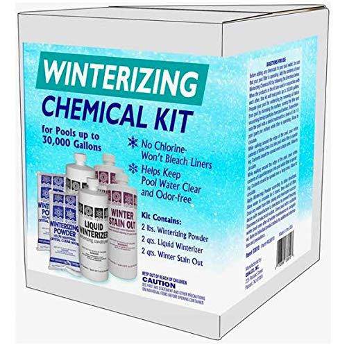 Qualco Pool Closing Chemical Kit for All Pools up to 30,000 Gallons