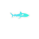 Qwerty Designs Diving Shark Dive Underwater Diver Gift Sticker