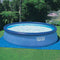 Round Above Ground Swimming Pool Set w/ Cleaning Maintenance Swimming Pool Kit