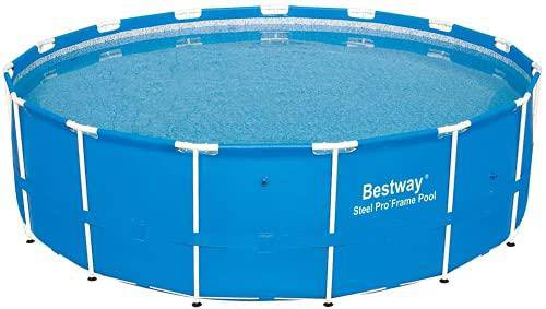 Round Frame Swimming Pool Set - 12 Foot X 48 Inch, Include Ladder and Filter Pump