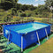 RSQJ Family Swimming Pool Above Ground Large Swimming Pool with Brackets Kids and Adults Can Swim Family Pool Dogs Pond