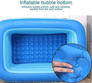 RSQJ Inflatable Kiddie Pools, Garden Outdoor Inflatable Family Swimming Pool Rectangular Paddling Swimming Pool, Swimming Center (Size : 30518765cm)