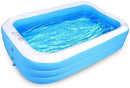 RSQJ Inflatable Kiddie Pools, Garden Outdoor Inflatable Family Swimming Pool Rectangular Paddling Swimming Pool, Swimming Center (Size : 30518765cm)