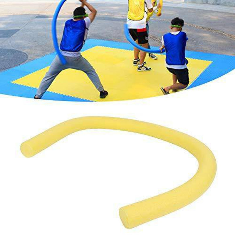 SALUTUY Swimming Pool Float Stick, Swim Noodle Environmentally Friendly Excellent Water Resistance for Swimming Pools Children's Playgrounds, Water Games and Toys(Solid 6.5150CM, Yellow)