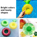 Sanmenxiadongjun Inflatable Cup Holder 9PCS Inflatable Drink Holder with Pump Hot Tub Floating Drinks Can Coasters Drink Holder Water Floating Holder for Swimming Pool or Beach Party