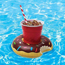 Sanmenxiadongjun Inflatable Cup Holder 9PCS Inflatable Drink Holder with Pump Hot Tub Floating Drinks Can Coasters Drink Holder Water Floating Holder for Swimming Pool or Beach Party