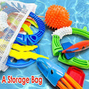 Scientoy Diving Pool Toys, 34 PCS Pool Toys for Teens&Adults Underwater Swimming Games with Pool Torpedo, Diving Rings, Storage Bag, Diving Training Gifts for Kids Pool&Summer Party Outdoor Activities