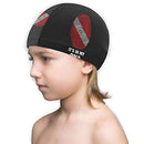 Scuba Dive Flag-It's in My DNA Summer Swimming Pool Swimming Hat for Kids Child