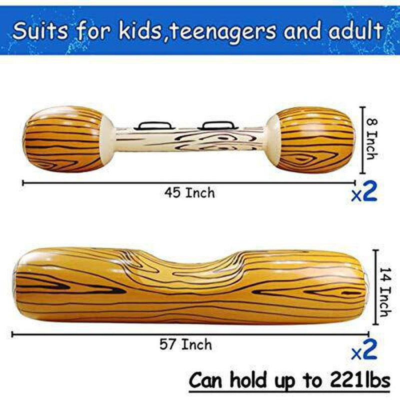 SDLAJOLLA Float Row Toys, 4PCS Double Percussion Stick Swimming Ring B