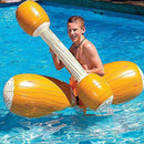 SDLAJOLLA Float Row Toys, 4PCS Double Percussion Stick Swimming Ring Battle Log Rafts Inflatable Pool Toys Outdoor Games Pool Float Water Toys for Summer Pool Party Water Sport