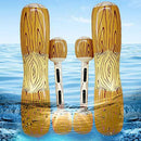 SDLAJOLLA Float Row Toys, 4PCS Double Percussion Stick Swimming Ring Battle Log Rafts Inflatable Pool Toys Outdoor Games Pool Float Water Toys for Summer Pool Party Water Sport