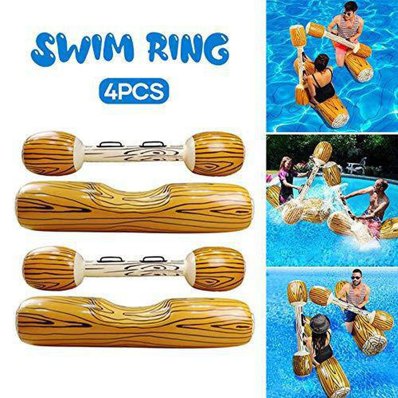 SDLAJOLLA Float Row Toys, 4PCS Double Percussion Stick Swimming Ring B