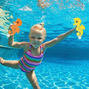 Sequn Dive Hippocampus Toys for Pool, Summer Underwater Dive Toys Sea Horse for Pool for Kids, Underwater Swimming Toy Colorful Plastic Diving Training Toy