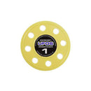 Set of 6 Purple and Yellow UFO Disc Dive Swimming Pool Game Toys 3.75"
