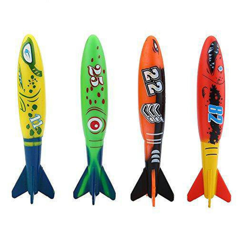 Shanbor Diving Toys 4pcs Mine Shape Swimming Pool Toys Underwater Fun for Swimming Training