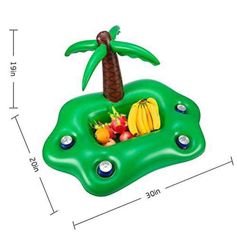 Shiker Inflatable Floating Drink Holder, Portable PVC Inflatable Pool Float Drink Holder, Floating Cup Bottle Holder, Summer Party Accessories
