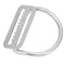 Soapow Diving Stainless Steel Weight Belt Keeper with D- Ring Weight Belt Keeper