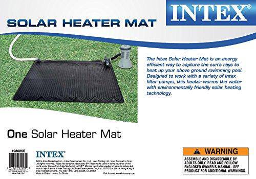 Solar Mat Water Heater - Black Bundled w/Wall-Mounted Automatic Skimmer