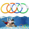 SOLOM 4Pcs/Set Summer Diving Ring Kids Swimming Toy Diving Toy Underwater Diving Ring