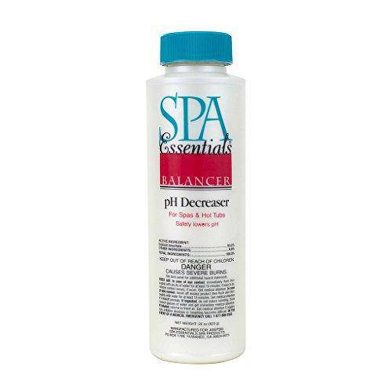 Spa Essentials 32519000 pH Decreaser Granules for Spas and Hot Tubs, 22-Ounce