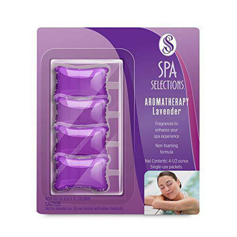 Spa Selections Aromatherapy Pillow Packs, Lavender - 4 (0.5 oz.) Single Use Packets