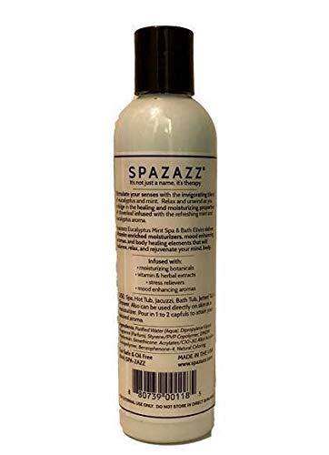 Spazazz SPZ-118 Original Elixir Bottle Spa and Bath Aromatherapy, 9-Ounce, Eucalyptus Mint Stimulate