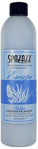 Spazazz SPZ-124 Escape Aromatherapy Elixir Bottle, 12-Ounce, Lavender Palmarosa Relax