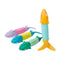 Speedo Baby Spinning Dive Toy, Galinda/Emerald/Turquoise/Orange, One Size