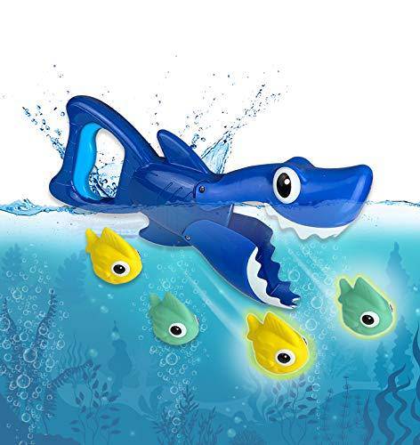 Splash Bombs Hungry Shark Giggle Grabber with 2 Diving Fish and 2 Light-up Diving Fish