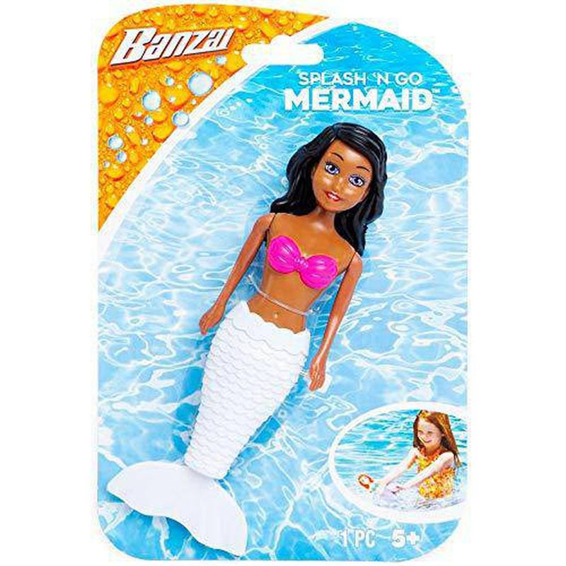 Splash Mermaid Splash n go African American Mermaid Pool Toy, 27884