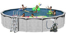 Splash Pools Above Ground Round Pool Package, 24-Feet by 52-Inch