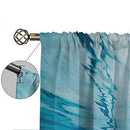 Sports Energy-Saving and Noise-reducing, Swimming Pool Underwater View Relaxing Exercise Hobby Leisure Activity Theme Picture, Soundproof Shade W42 x L63 Inch Sky Blue