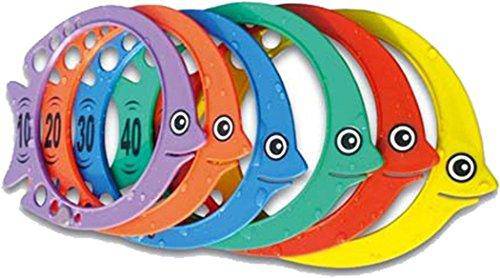 Sportsgear US Kids Leisure Swimming Pool Fun Games Dive to Find Vertical Fish Set of 6