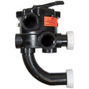 Sta-Rite 18201-0200 ABS 6-Position Multiport Valve, 2 Inch Valve Port with Piping, Union Connection Design