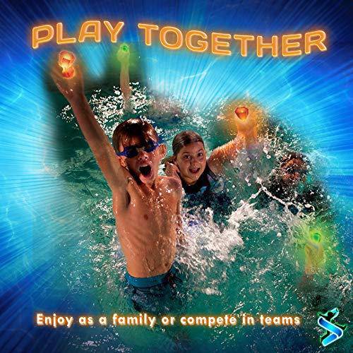 Starlux Games Ultimate Pool Party - with 5 Radiant Colors & 10 Game Options