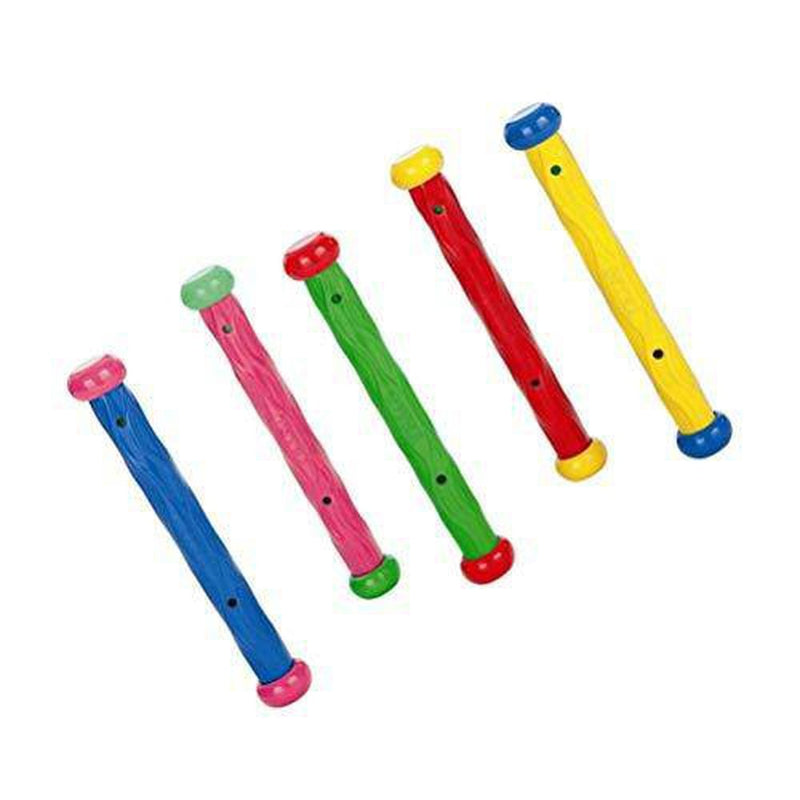 STOBOK 5Pcs Dive Sticks, Underwater Pool Diving Toys Sinking Diving Stick Swimming Dive Toy for Learning to Swim for Kids Girls Boys