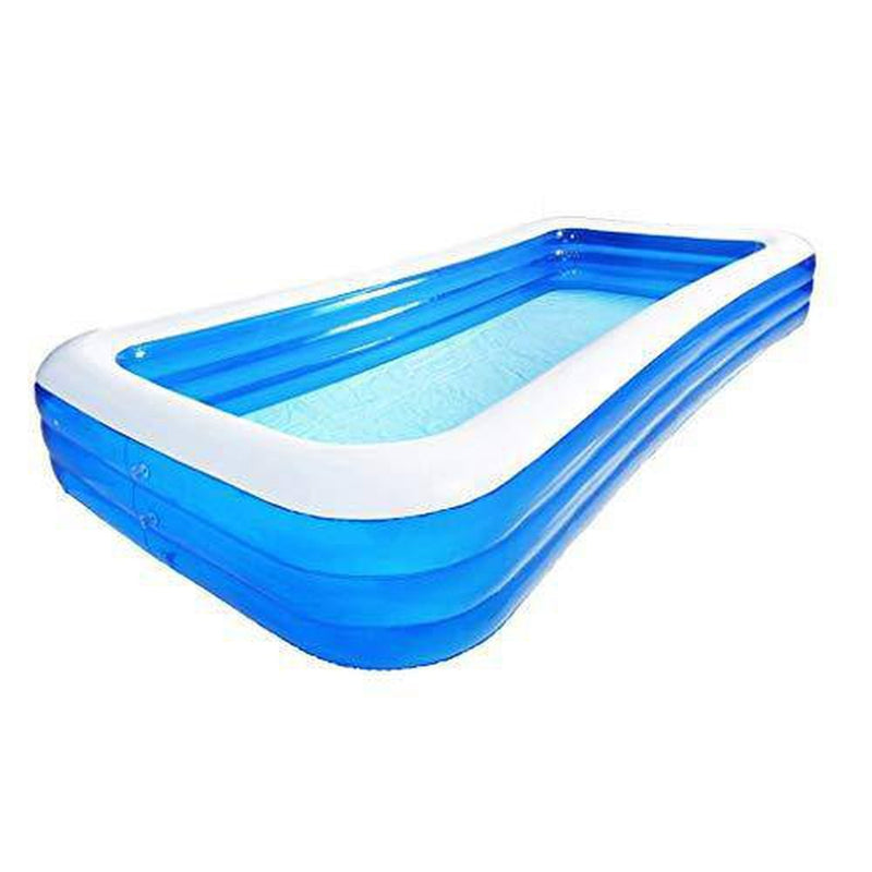 Summer Outdoor Inflatable Swimming Pool, Swimming Pool Oversize Design Wear-resistant Keep Temperature Bubble Bottom Thickening Air Swimming Pool 1-8 People Use Outdoor, Garden, Backyard Portable ,For