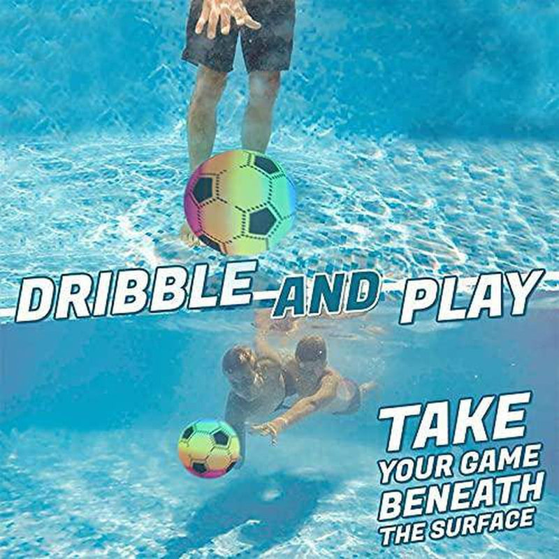 SUNNART Swimming Pool Ball, Water Ball for Underwater Games, Passing, Dribbling - Underwater Football Basketball, Fillable Swimming Pool Balls for Kids and Adults