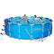 Sunton Swimming Pool Round Frame Above Ground Pool, Steel Frame Round Pool Set- Includes All Accessary You Need (15 Foot x 48 Inch)