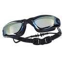 SUOTENG Polarized Swimming Goggles, Adult Myopia Swimming Goggles Earplug Professional Pool Glasses Anti Fog Men Women Optical Waterproof Eyewear
