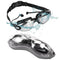 SUOTENG Polarized Swimming Goggles, Swimming Goggles No Leaking Anti Fog Protection with Attached Ear Plugs for Men Women Youth