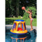 Swimline 90285 Giant Shootball Floating Pool Basketball Game, 1-Pack, Orange/Blue