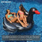 Swimline 90628 Giant Black Swan Inflatable Ride-On Pool Float