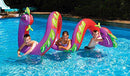 Swimline 9087SL Giant Colorful Two Headed Curly Serpent Ride-on Toy