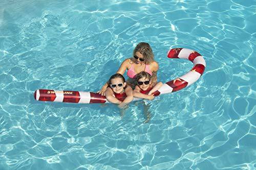 Swimline Candy Cane Inflatable Pool Doodle, Multi, one Size